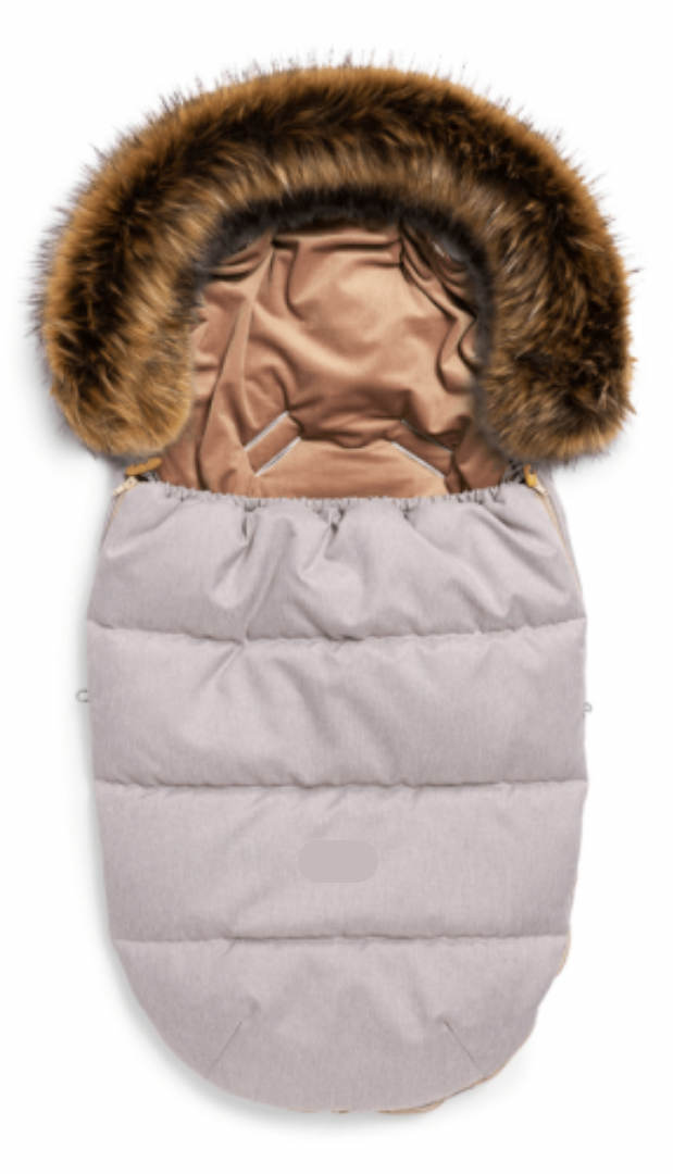 Winterfußsack ESKIMO für Baby & Kleinkind | Wasser- & Winddicht | einfarbig